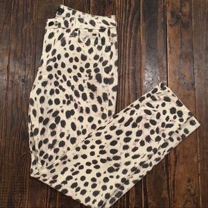 Joe’s Jeans Skinny Ankle Cheetah Print Jeans